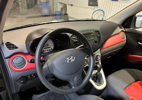 Hyundai i10 cena 9400 przebieg: 120976, rok produkcji 2009 z Bytów małe 79